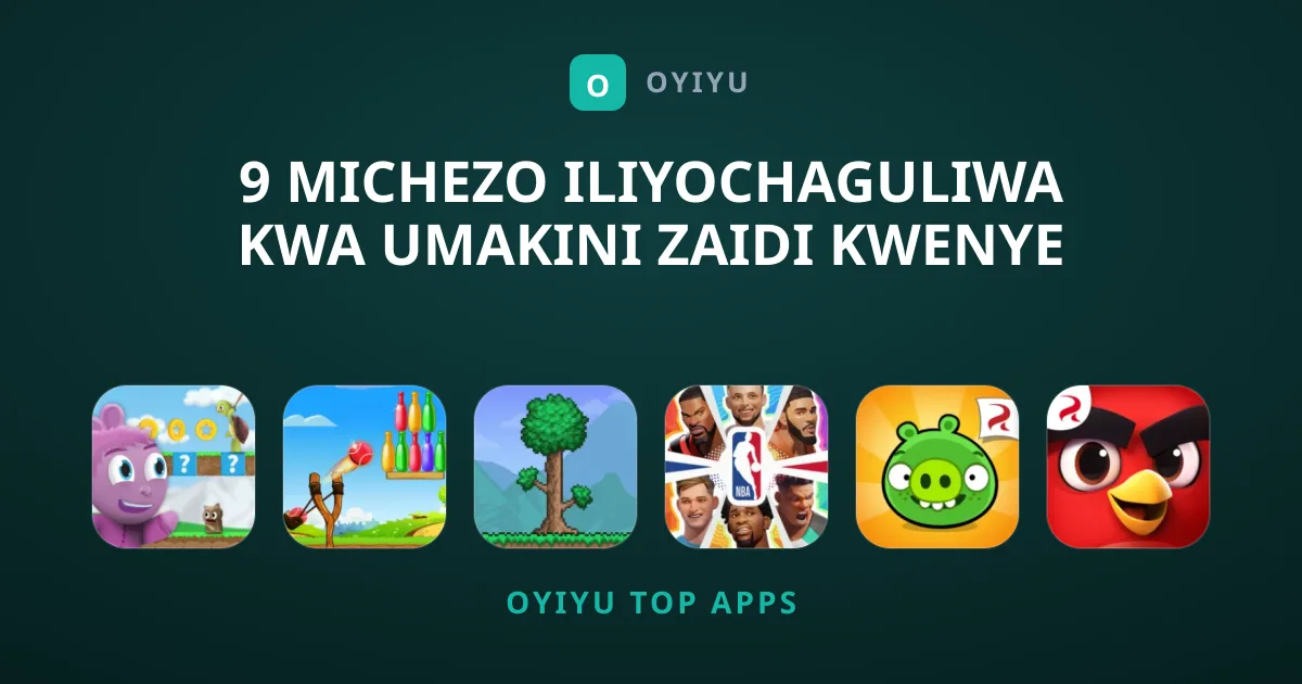 9 Michezo Iliyochaguliwa kwa Umakini Zaidi Kwenye Simu